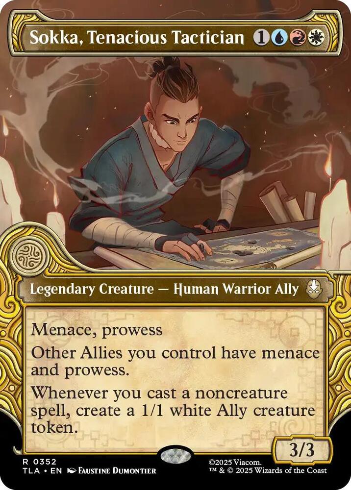 Sokka, Tenacious Tactician (Showcase) 352 card from Avatar: The Last Airbender