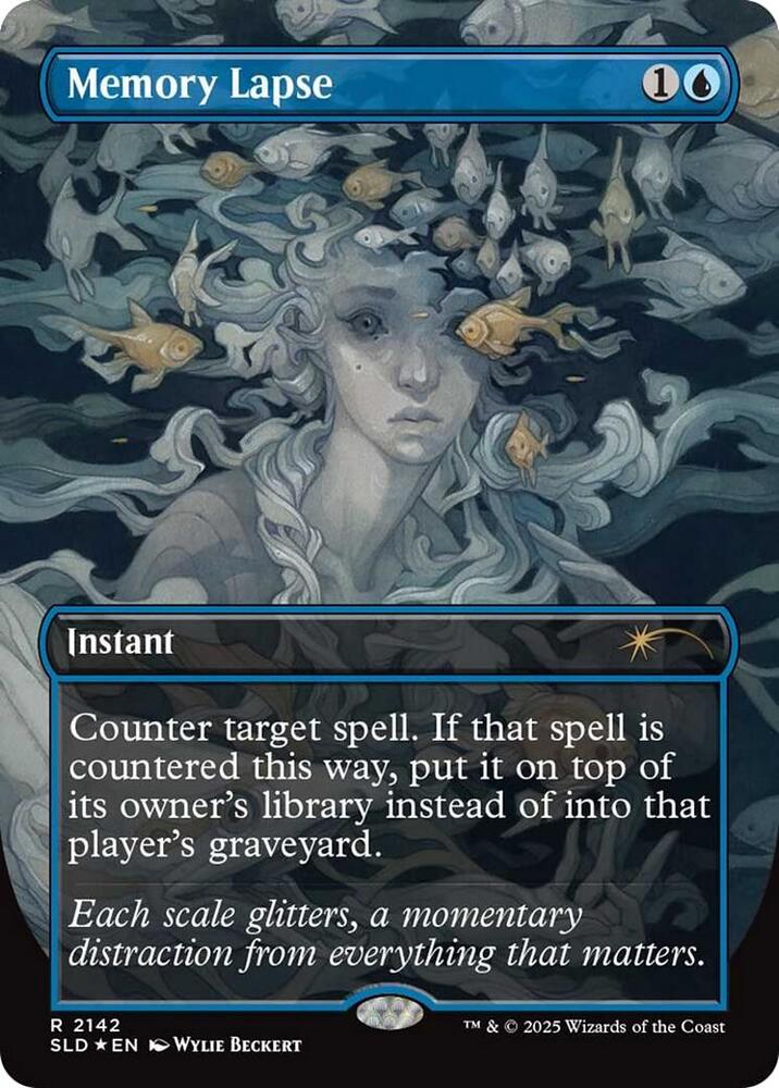 Memory Lapse 2142 card from Secret Lair Drop Series