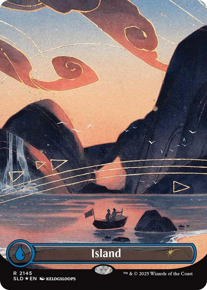 Island 2145 card from Secret Lair Drop Series