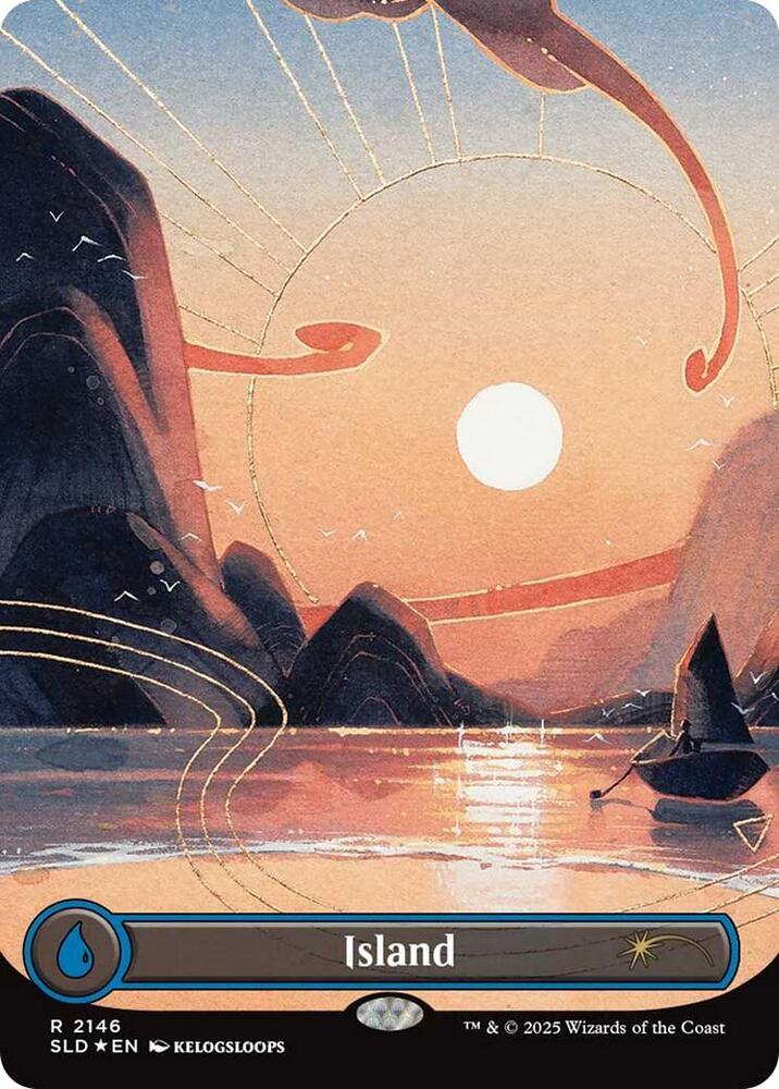 Island 2146 card from Secret Lair Drop Series