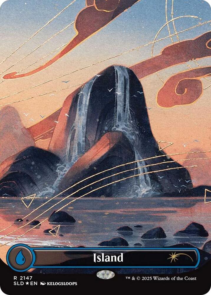 Island 2147 card from Secret Lair Drop Series