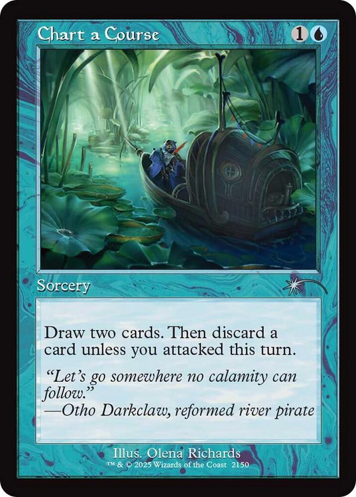 Chart a Course (Retro Frame) 2150 card from Secret Lair Drop Series