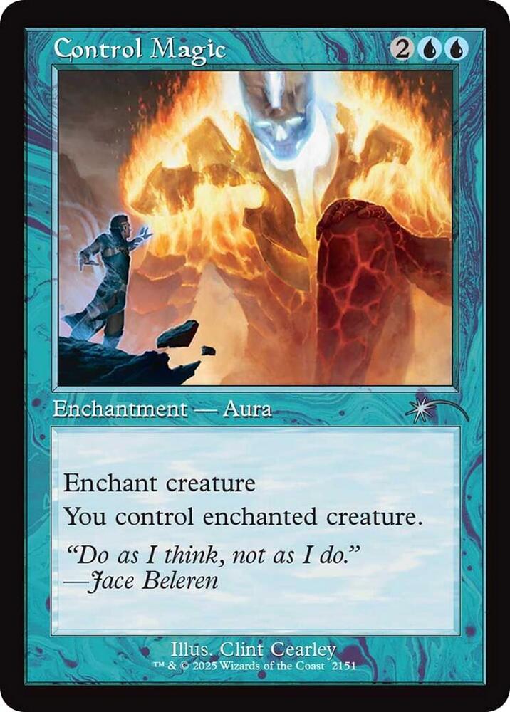 Control Magic (Retro Frame) 2151 card from Secret Lair Drop Series
