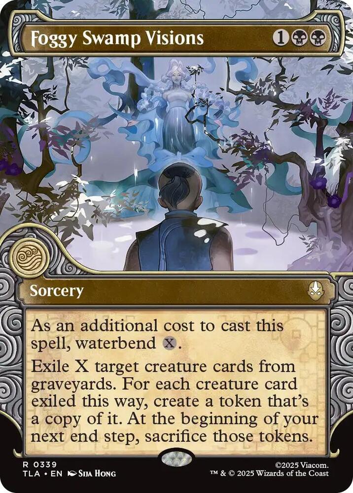 Foggy Swamp Visions (Showcase) 339 card from Avatar: The Last Airbender