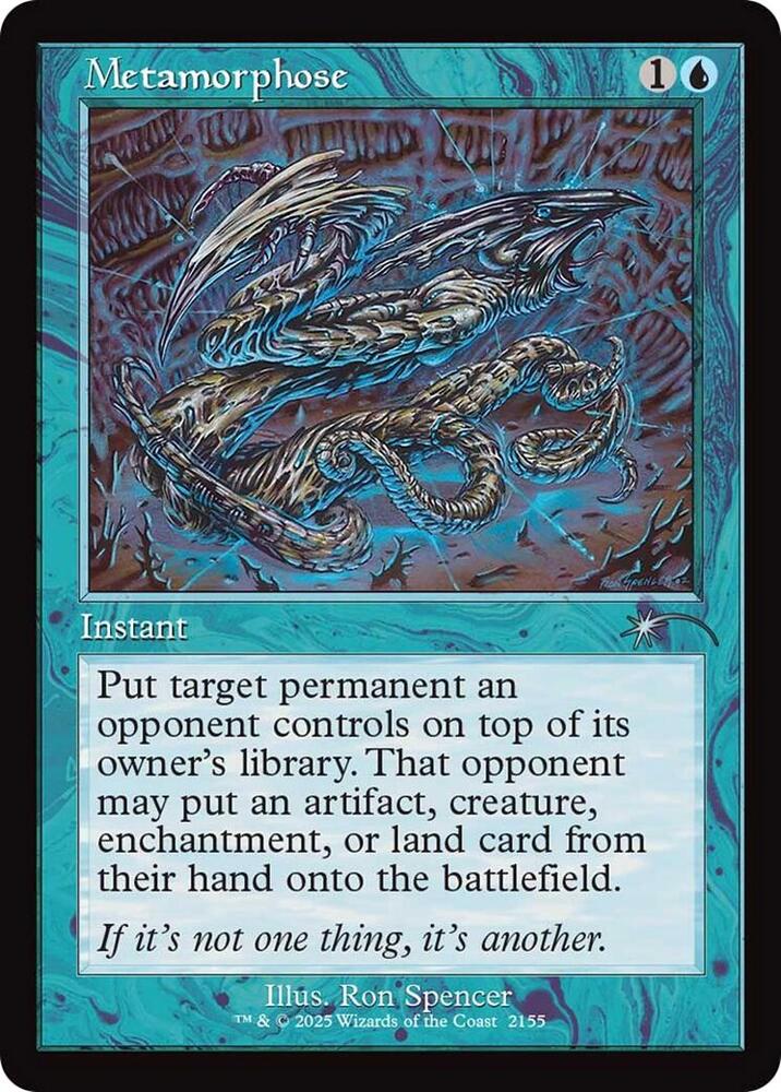 Metamorphose (Retro Frame) 2155 card from Secret Lair Drop Series