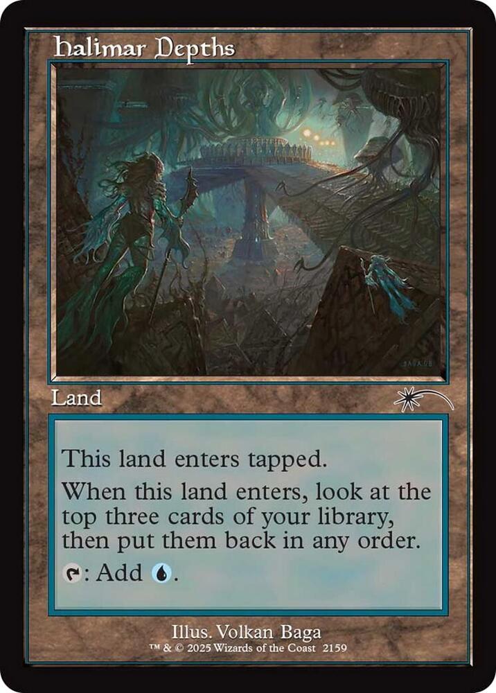 Halimar Depths (Retro Frame) 2159 card from Secret Lair Drop Series
