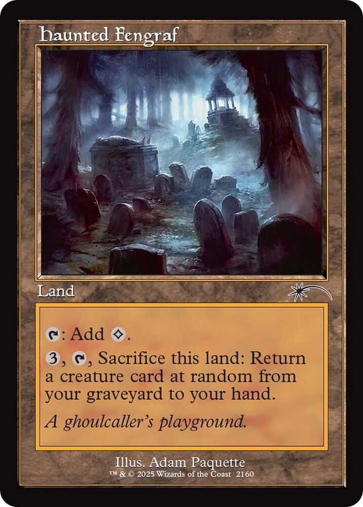 Haunted Fengraf (Retro Frame) 2160 card from Secret Lair Drop Series