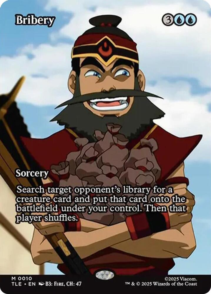 Bribery (Borderless) 10 card from Avatar: The Last Airbender: Eternal-Legal