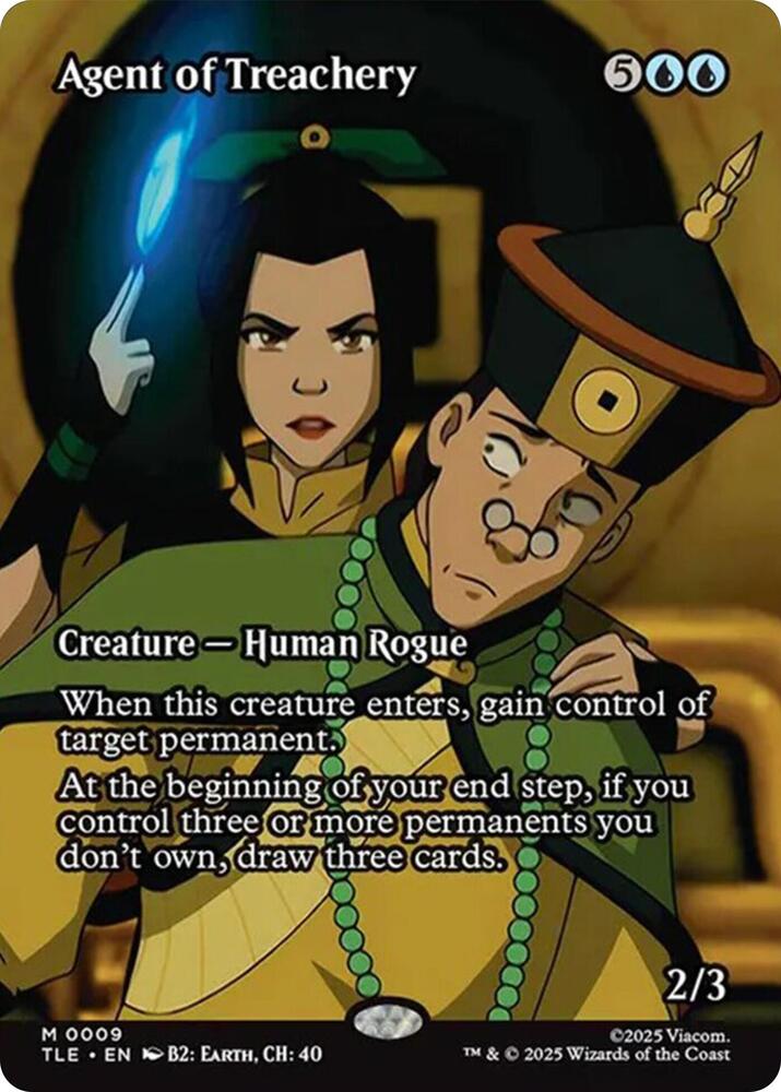 Agent of Treachery (Borderless) 9 card from Avatar: The Last Airbender: Eternal-Legal