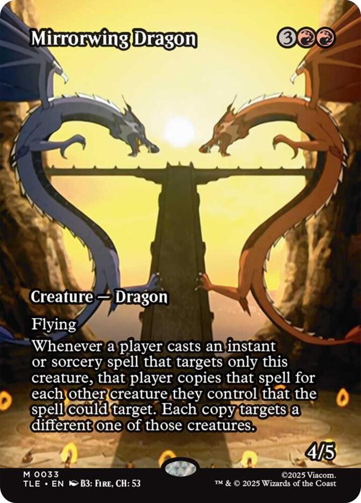Mirrorwing Dragon (Borderless) 33 card from Avatar: The Last Airbender: Eternal-Legal