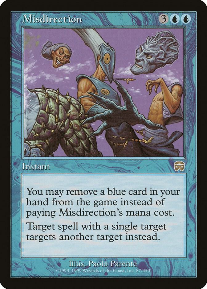 Misdirection 87 card from Mercadian Masques