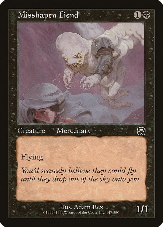 Misshapen Fiend 147 card from Mercadian Masques
