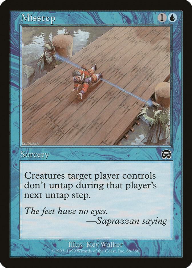 Misstep 88 card from Mercadian Masques