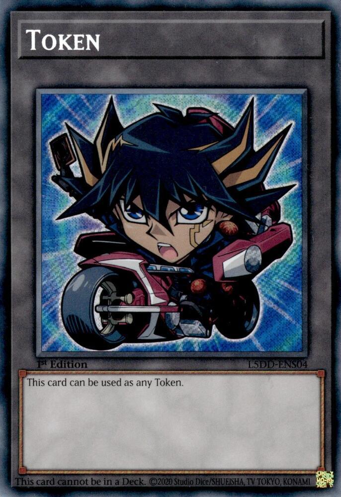 Token (Yusei) L5DD-ENS04 card from Legendary 5D's Decks