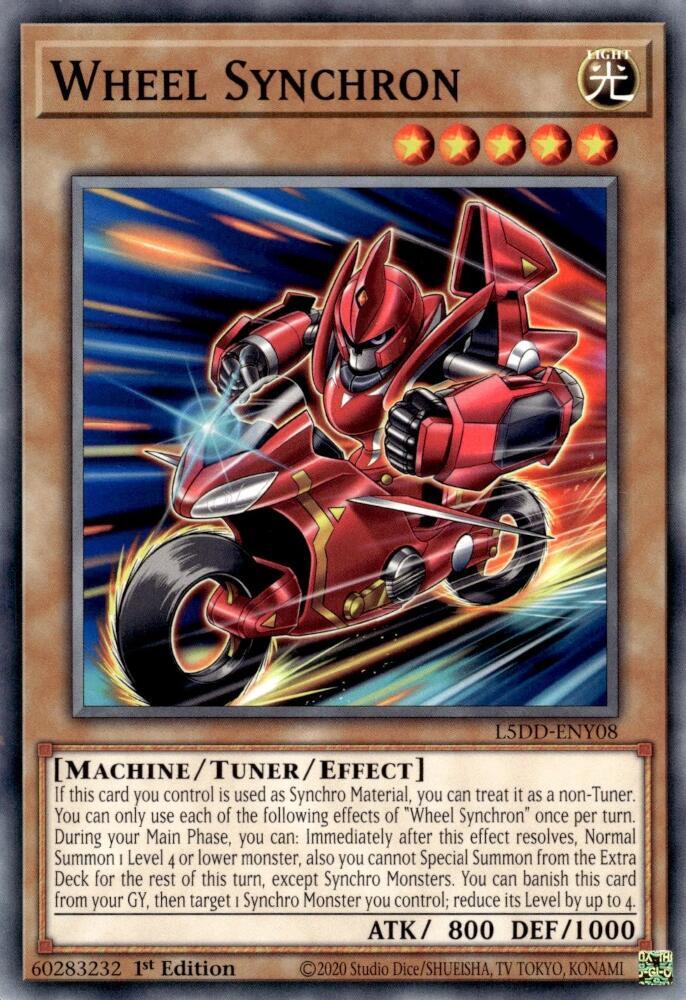 Wheel Synchron L5DD-ENY08 card from Legendary 5D's Decks