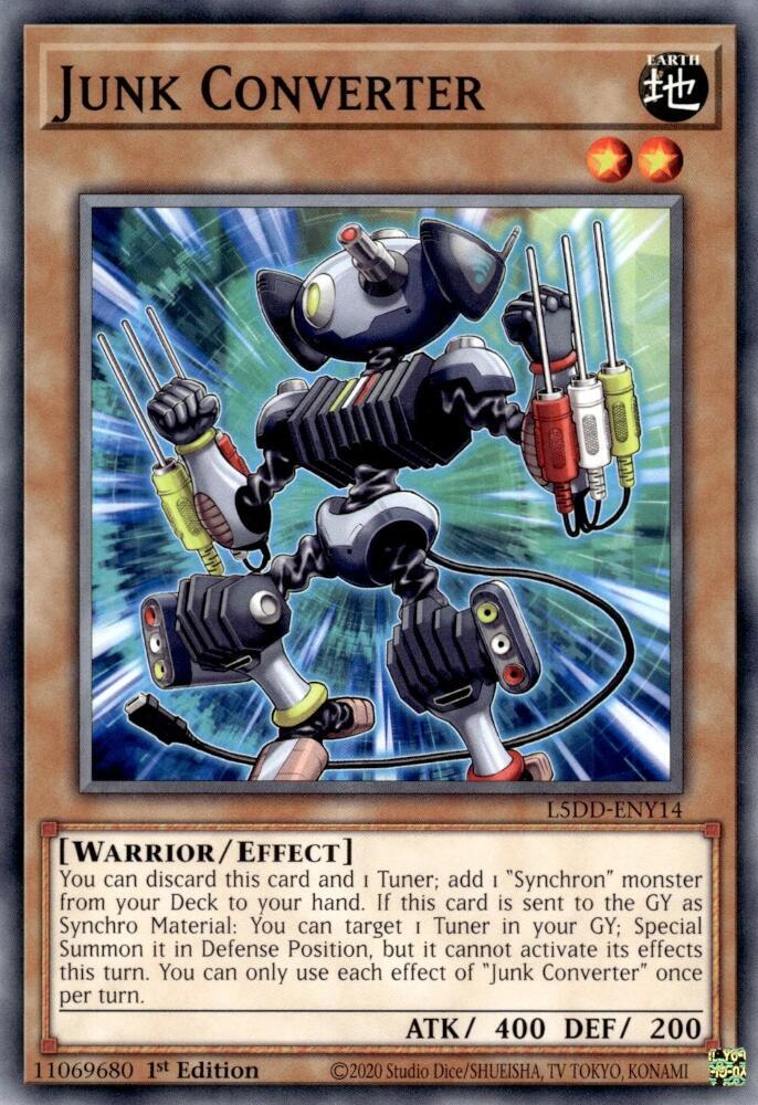 Junk Converter L5DD-ENY14 card from Legendary 5D's Decks