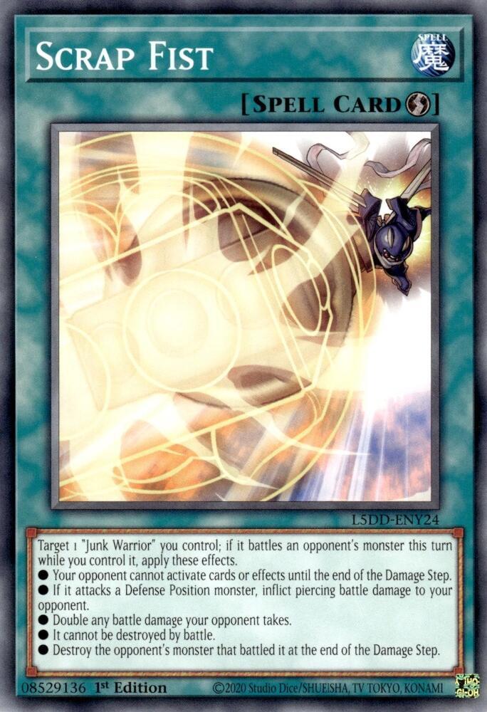 Scrap Fist L5DD-ENY24 card from Legendary 5D's Decks