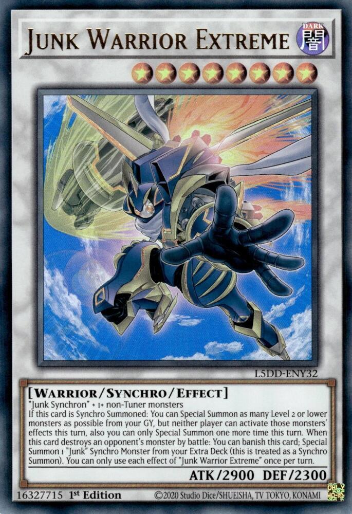 Junk Warrior Extreme L5DD-ENY32 card from Legendary 5D's Decks