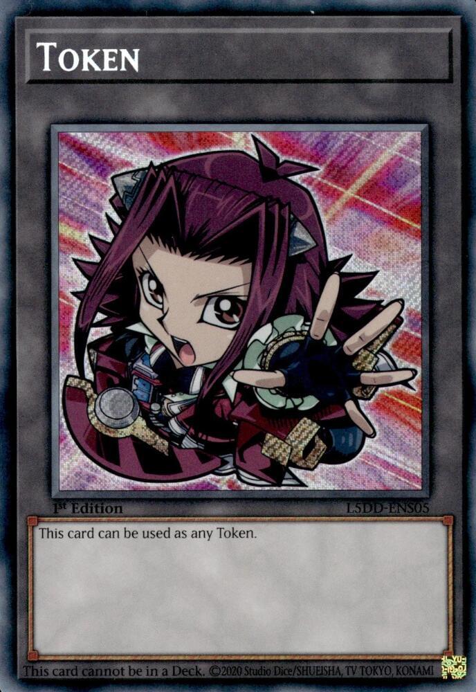 Token (Akiza) L5DD-ENS05 card from Legendary 5D's Decks