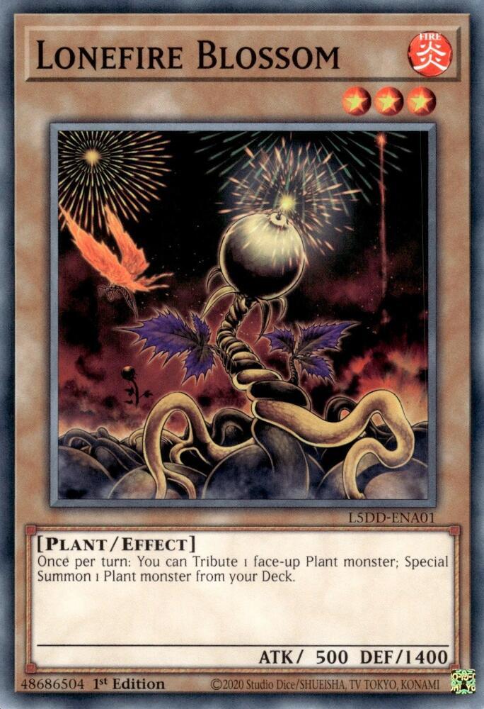 Lonefire Blossom L5DD-ENA01 card from Legendary 5D's Decks