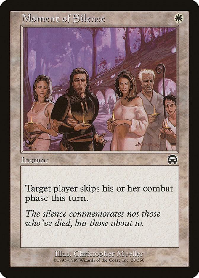 Moment of Silence 28 card from Mercadian Masques