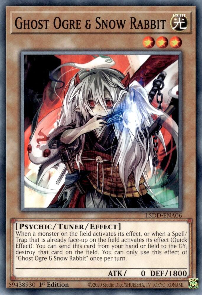 Ghost Ogre & Snow Rabbit L5DD-ENA06 card from Legendary 5D's Decks