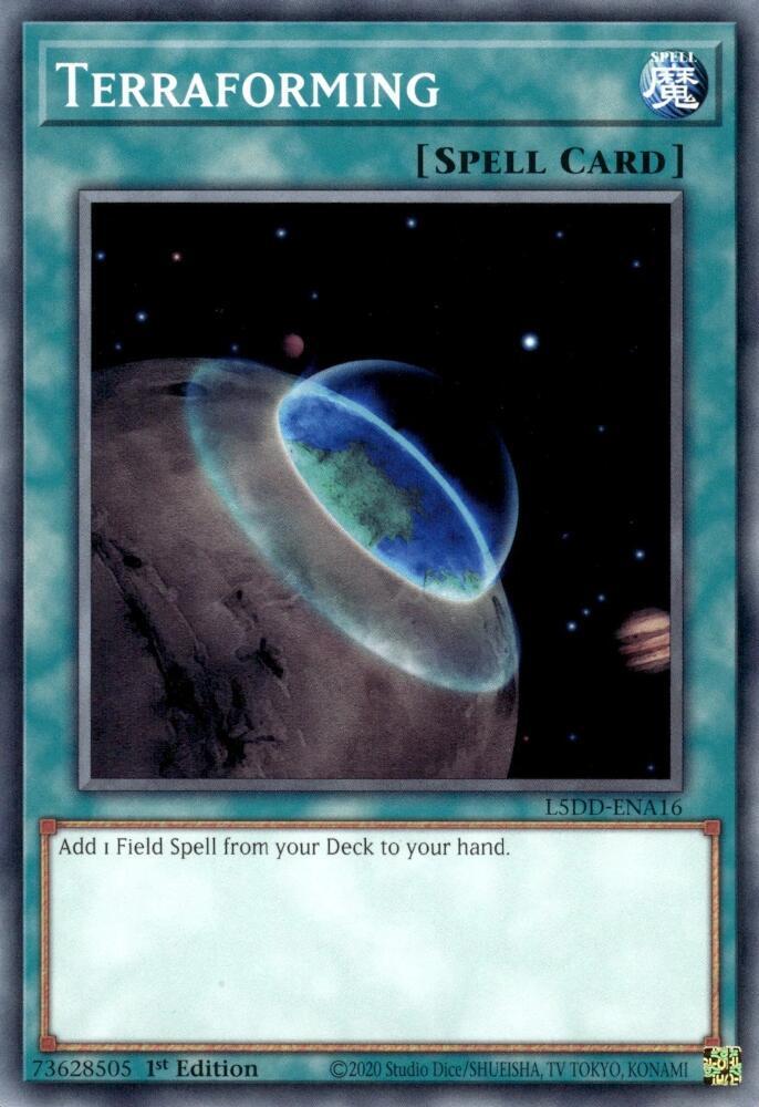 Terraforming L5DD-ENA16 card from Legendary 5D's Decks