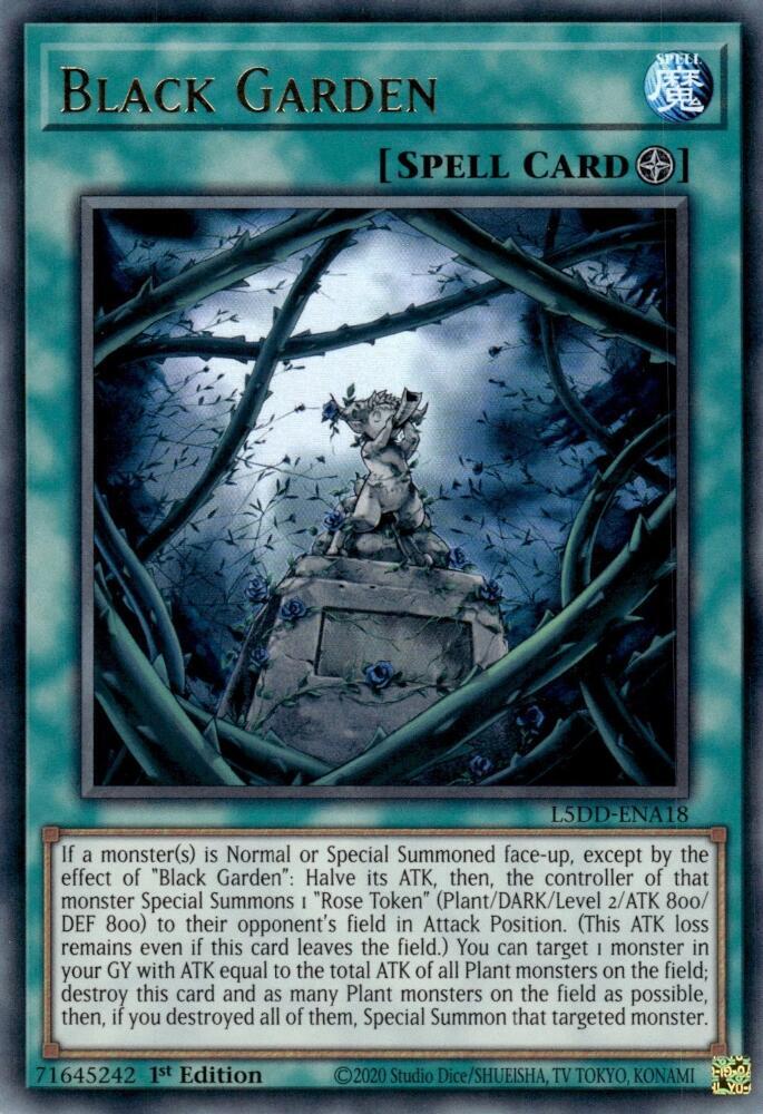 Black Garden (Ultra Rare) L5DD-ENA18 card from Legendary 5D's Decks