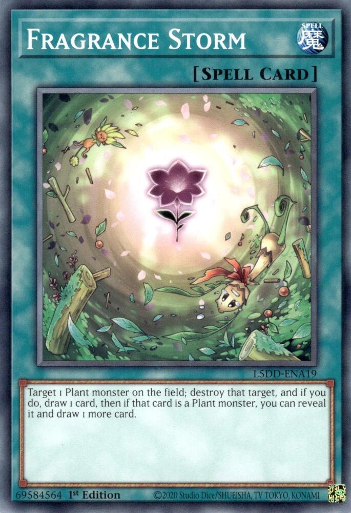 Fragrance Storm L5DD-ENA19 card from Legendary 5D's Decks