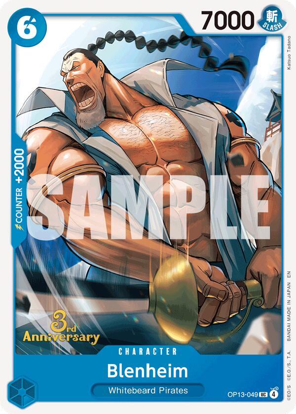 Blenheim OP13-049 card from Carrying On His Will: 3rd Anniversary Tournament Cards