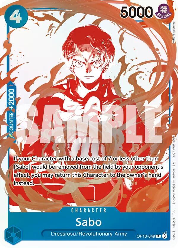 Sabo (3rd Anniversary Treasure Campaign Pack) OP10-049 card from One Piece Promotion Cards