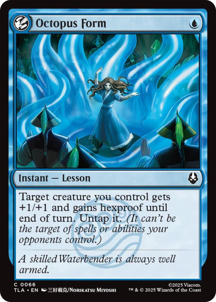 Octopus Form 66 card from Avatar: The Last Airbender