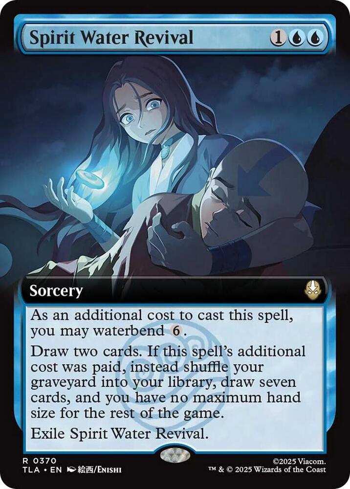 Spirit Water Revival (Extended Art) 370 card from Avatar: The Last Airbender