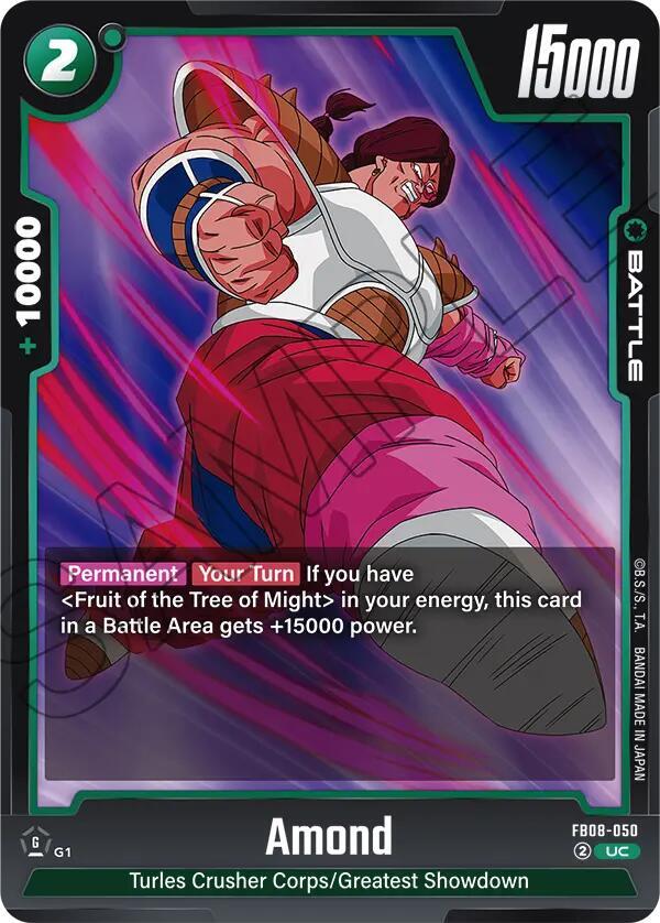 Amond FB08-050 card from Saiyan's Pride