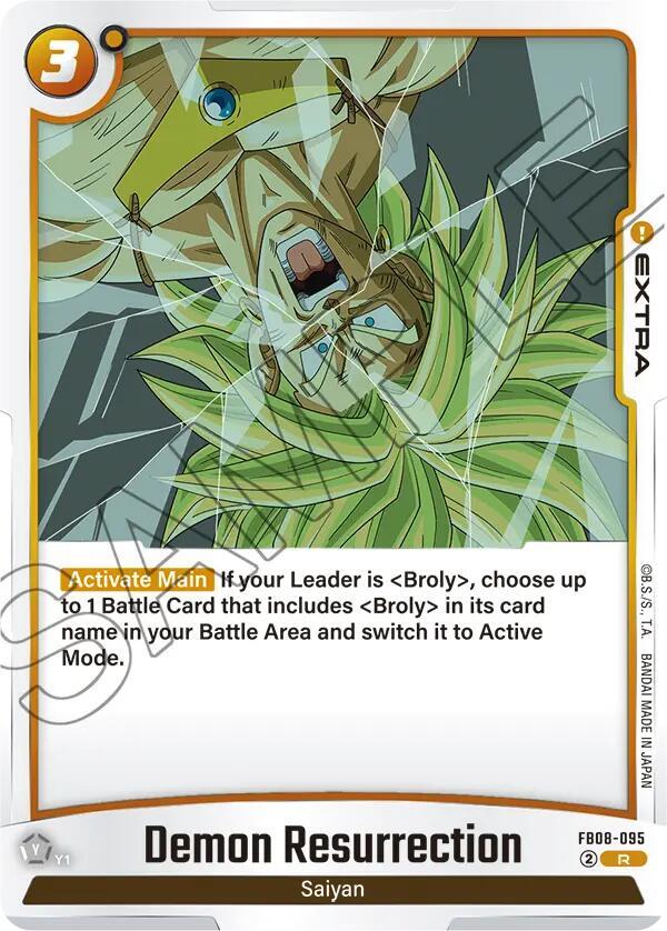 Demon Resurrection FB08-095 card from Saiyan's Pride