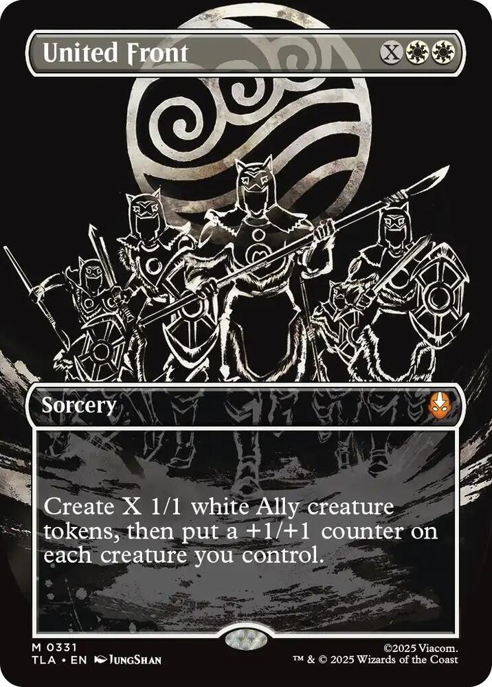 United Front (Borderless) 331 card from Avatar: The Last Airbender