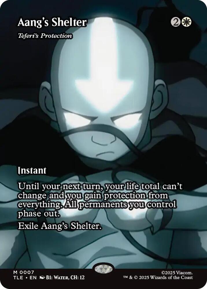 Aang's Shelter - Teferi's Protection (Borderless) 7 card from Avatar: The Last Airbender: Eternal-Legal