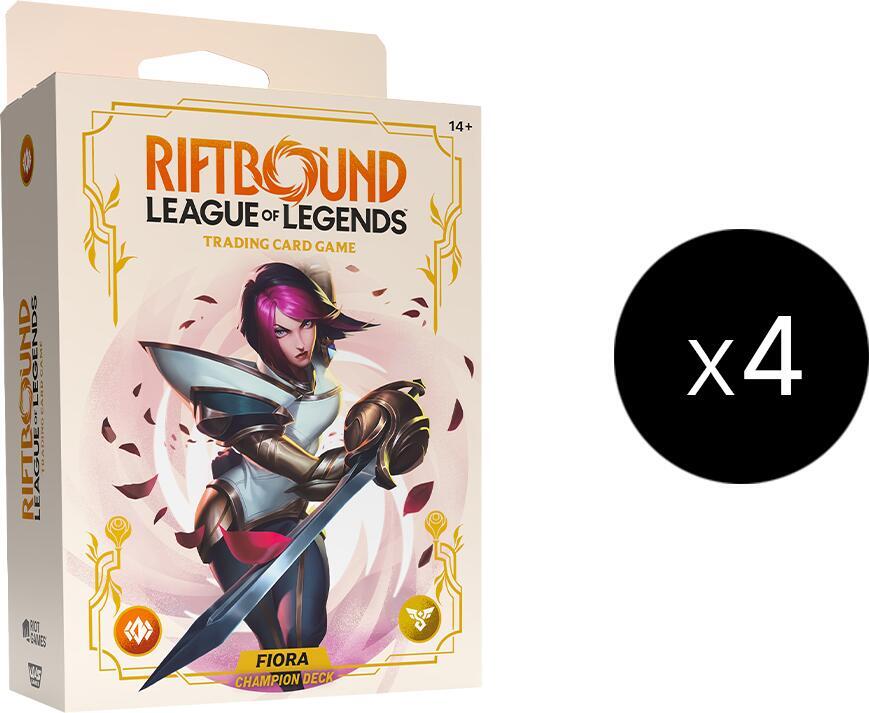 Spiritforged - Champion Deck (Fiora) Display card from Spiritforged