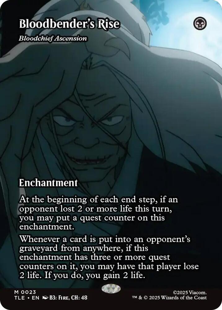 Bloodbender's Rise - Bloodchief Ascension (Borderless) 23 card from Avatar: The Last Airbender: Eternal-Legal