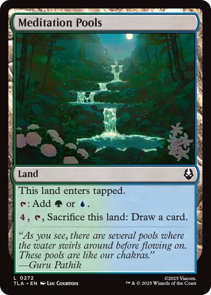 Meditation Pools 272 card from Avatar: The Last Airbender