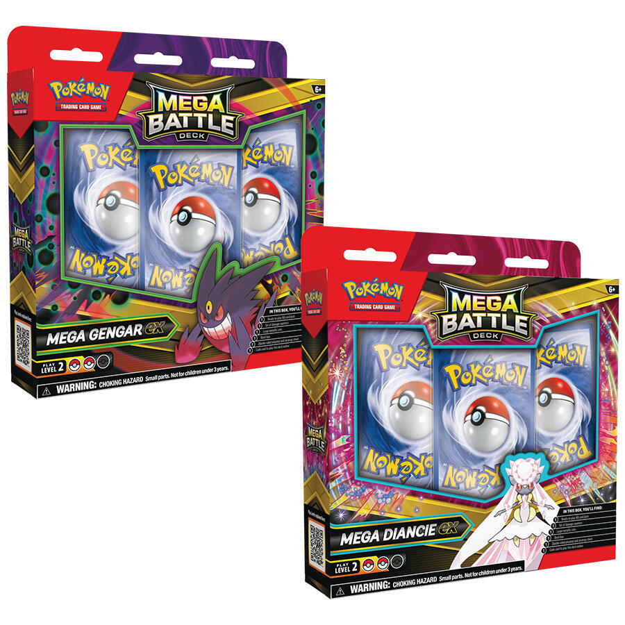 Mega Battle Deck: Mega Gengar ex/Mega Diancie ex [Set of 2] card from Miscellaneous Cards & Products