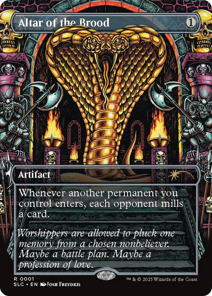 Altar of the Brood 1 card from Secret Lair Countdown Kit