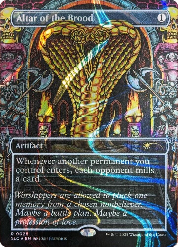 Altar of the Brood (Halo Foil) 28 card from Secret Lair Countdown Kit