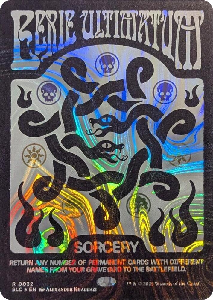 Eerie Ultimatum (Halo Foil) 32 card from Secret Lair Countdown Kit