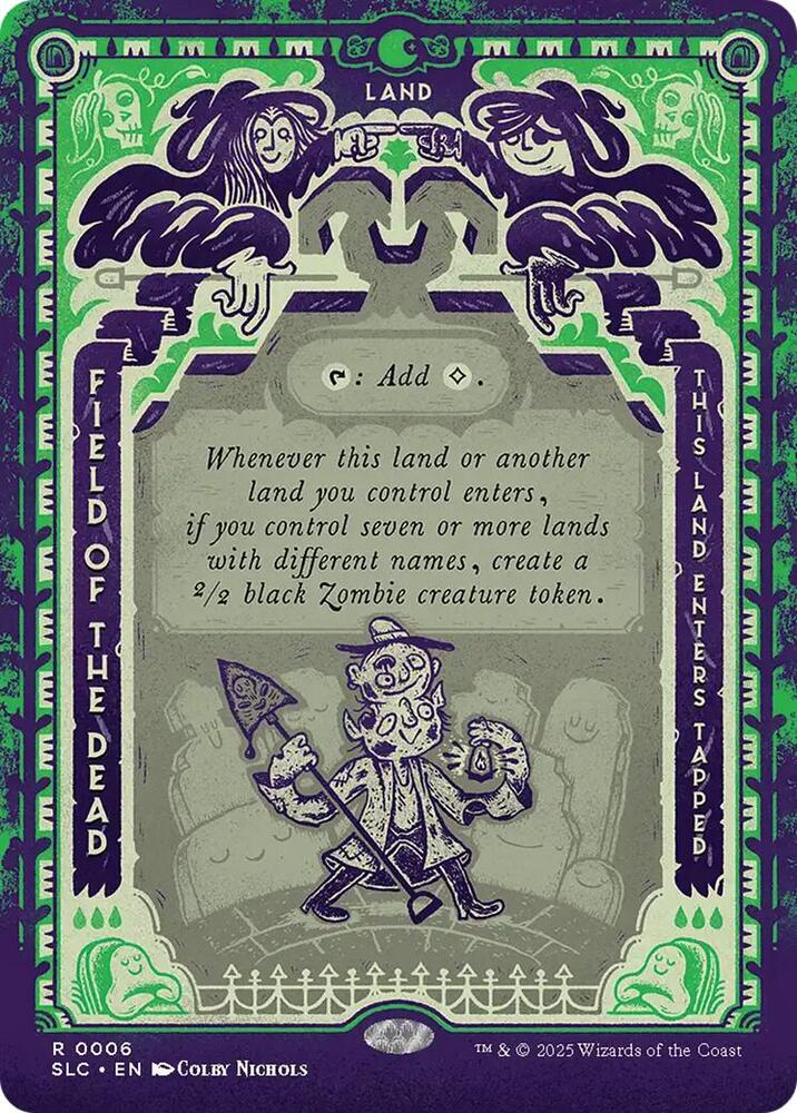 Field of the Dead 6 card from Secret Lair Countdown Kit