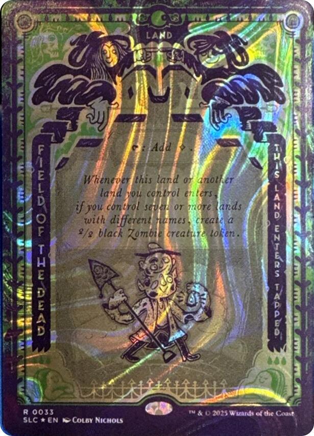 Field of the Dead (Halo Foil) 33 card from Secret Lair Countdown Kit