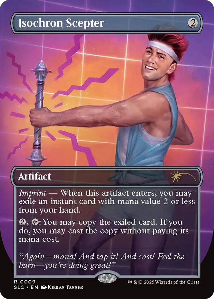Isochron Scepter 9 card from Secret Lair Countdown Kit