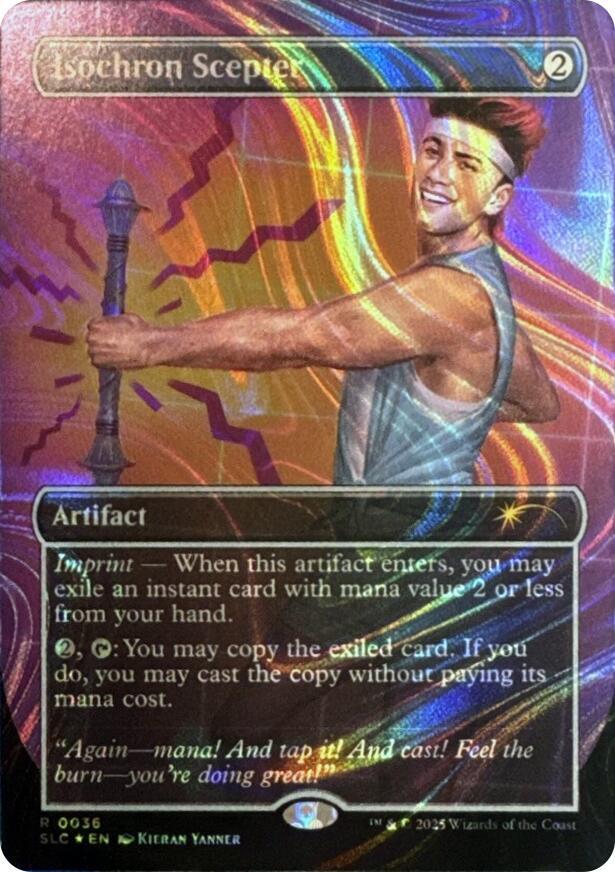 Isochron Scepter (Halo Foil) 36 card from Secret Lair Countdown Kit