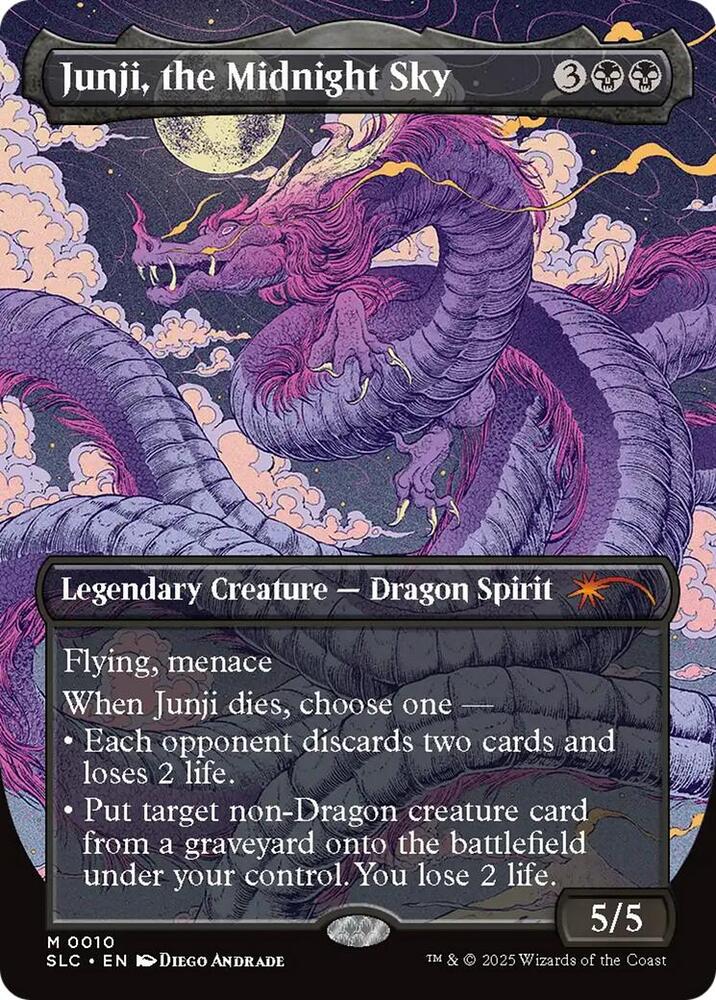 Junji, the Midnight Sky 10 card from Secret Lair Countdown Kit