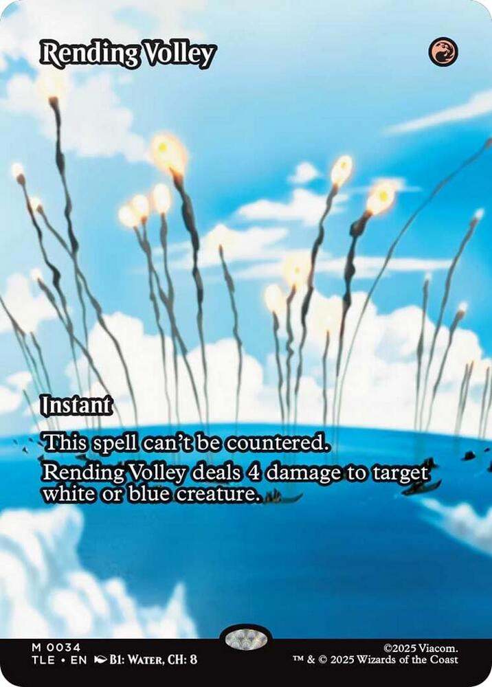 Rending Volley (Borderless) 34 card from Avatar: The Last Airbender: Eternal-Legal